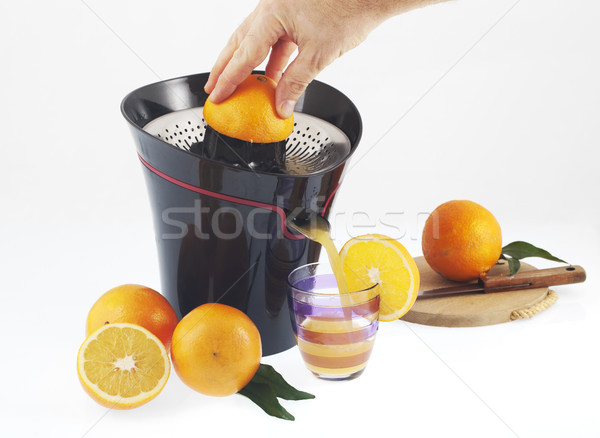 Portocaliu fruct bea cocktail suc stil de viaţă Imagine de stoc © cheyennezj