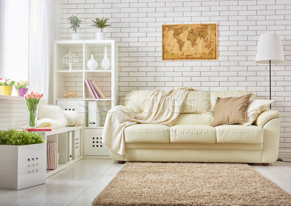 modern living room Stock photo © choreograph