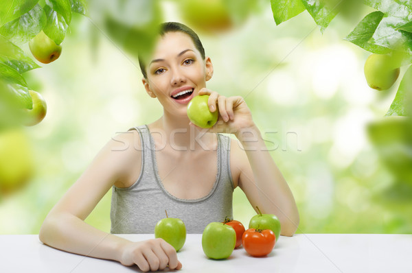 green apple Stock photo © choreograph