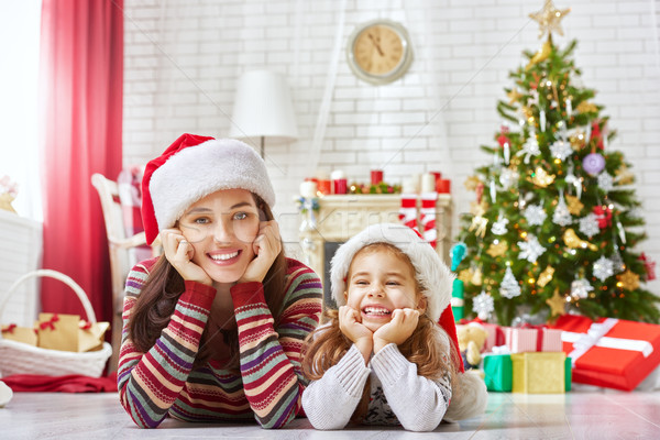 商業照片: 家庭 · 聖誕節 · 慶典 · 孩子 · 母親 · 播放