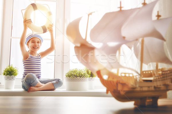 Stock photo: dreams of sea, adventures and travel.