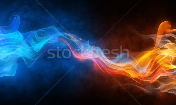 抽象的な 明るい 抽象化 火災 デザイン ストックフォト © choreograph
