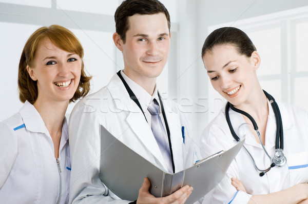 Médico equipe experiente qualificado médicos Foto stock © choreograph
