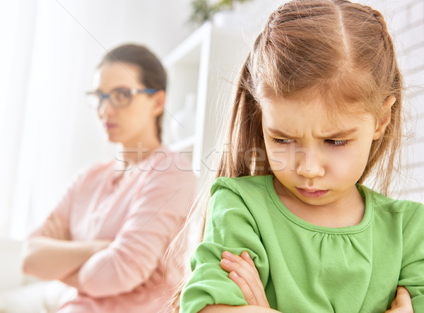 Stock photo: mother and her daughter