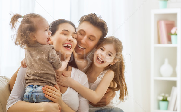 Family holiday and togetherness. Stock photo © choreograph
