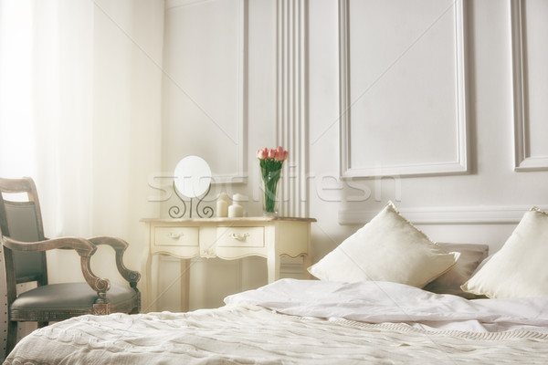 elegant classic bedroom Stock photo © choreograph