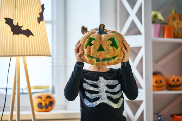 ребенка Хэллоуин счастливым Cute мало смеясь Сток-фото © choreograph