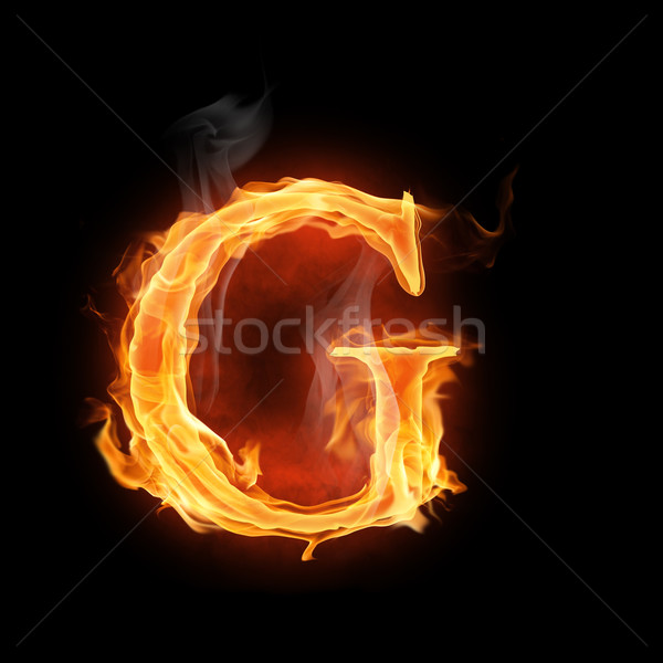 Stock fotó: Szimbólum · fényes · fekete · tűz · művészet · oktatás