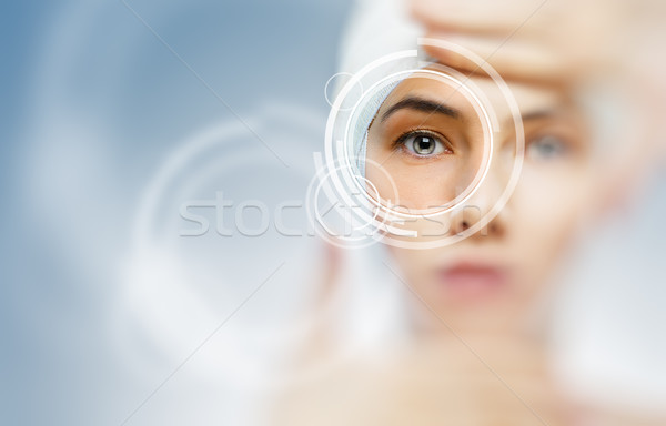 healthy eyes Stock photo © choreograph