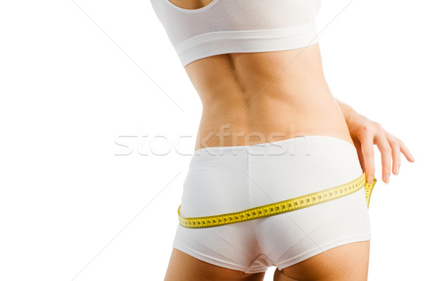 Atletisch mooie meisje vrouw lichaam Stockfoto © choreograph