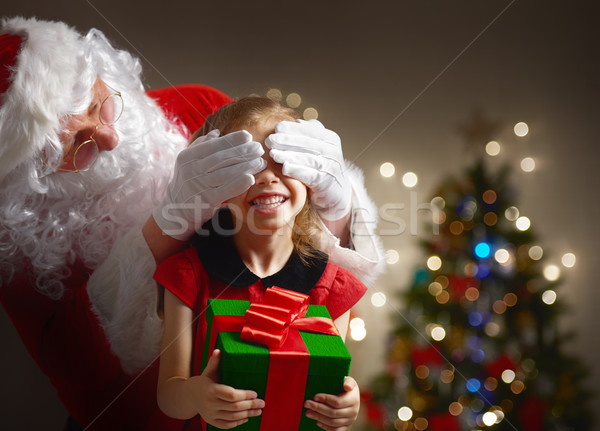 Stock foto: Überraschung · kleines · Mädchen · Haus · home