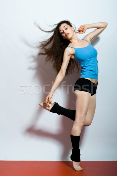 современных молодые Nice девушки танцы спорт Сток-фото © choreograph