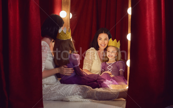 Cute little actress. Stock photo © choreograph