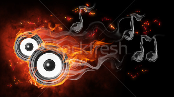 flamy symbol Stock photo © choreograph