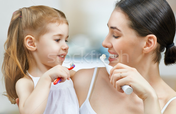teeth brushing Stock photo © choreograph