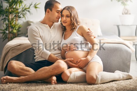 Couple amour heureux sensuelle portrait [[stock_photo]] © choreograph