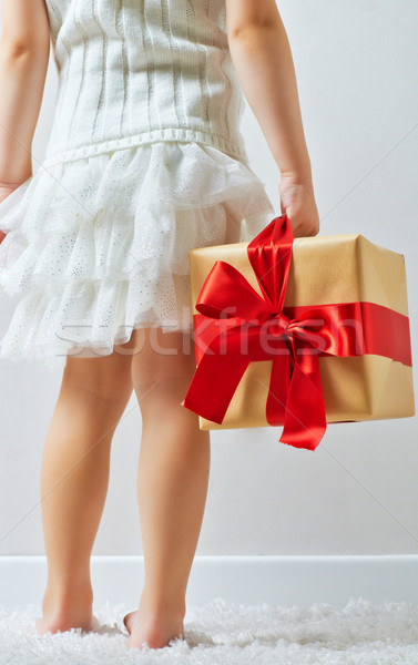 Noël cadeau beauté fille anniversaire amusement [[stock_photo]] © choreograph
