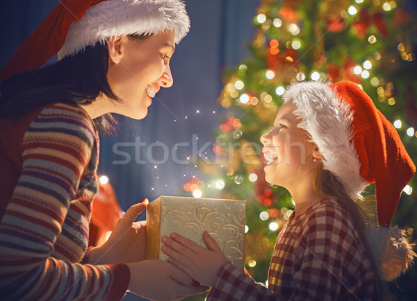 семьи магия шкатулке веселый Рождества счастливым Сток-фото © choreograph