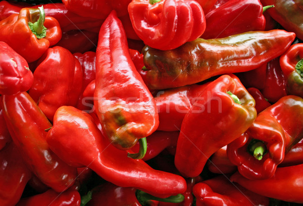 Zdjęcia stock: Czerwony · papryka · piękna · żywności · gospodarstwa