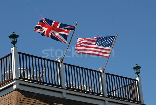 Two Flags Stock photo © chrisbradshaw