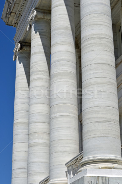 Kolumny klasyczny na zewnątrz stary budynek budynku architektury Zdjęcia stock © chrisbradshaw