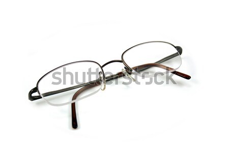Okulary odizolowany biały oka okulary obiektyw Zdjęcia stock © chrisbradshaw