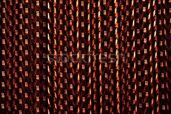Zamazany światła metal kurtyny tle Zdjęcia stock © chrisbradshaw