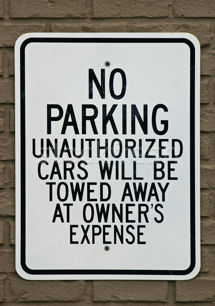 No Parking Sign Stock photo © chrisbradshaw