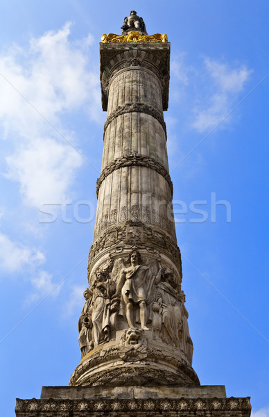 Kongre sütun Brüksel Belçika heykel Stok fotoğraf © chrisdorney