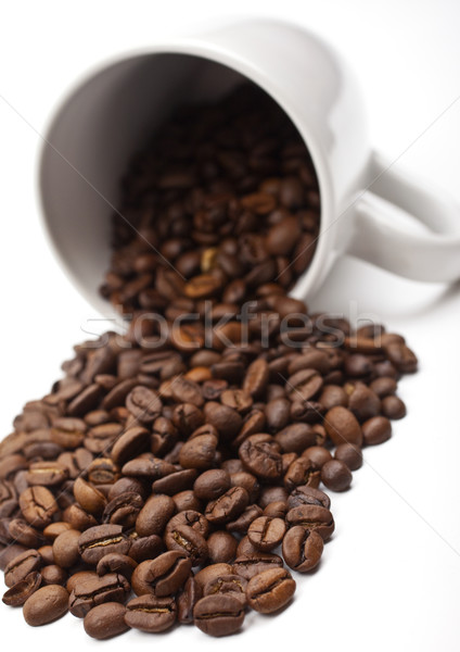 Coffee Beans and Mug Stock photo © chrisdorney