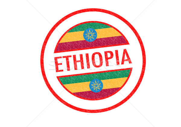 Foto d'archivio: Etiopia · bianco · bandiera · vacanze · pulsante