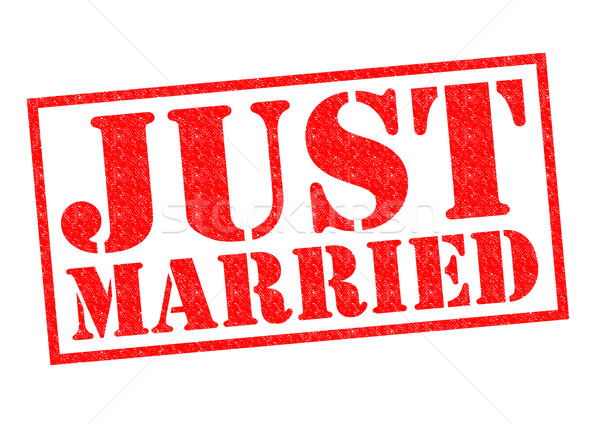 JUST MARRIED Stock photo © chrisdorney