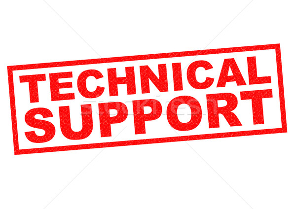 Support technique rouge blanche ordinateur technologie [[stock_photo]] © chrisdorney