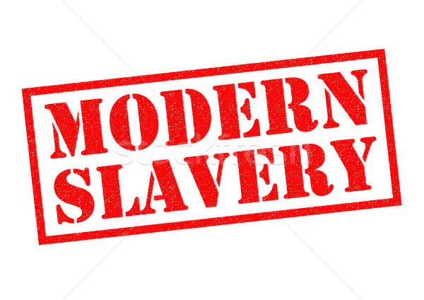 Moderno schiavitù rosso bianco business Foto d'archivio © chrisdorney