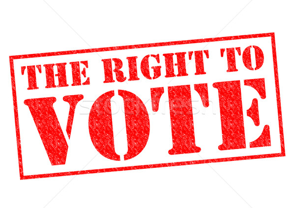 THE RIGHT TO VOTE Stock photo © chrisdorney