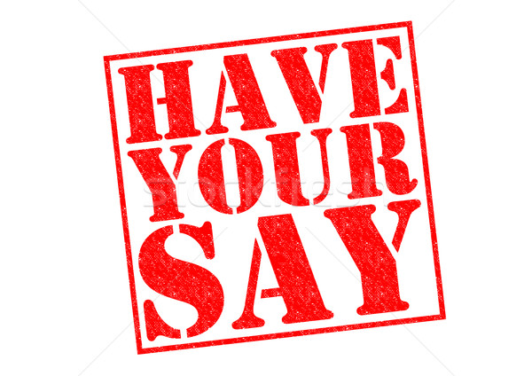 HAVE YOUR SAY Stock photo © chrisdorney