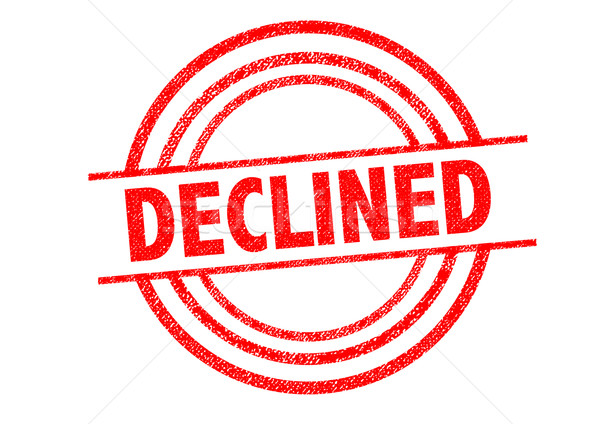 DECLINED Rubber Stamp Stock photo © chrisdorney