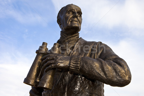 Stock photo: Captain Frederic John Walker Statue at the Pier Head in Liverpoo