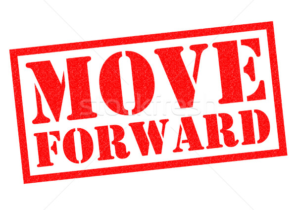 Foto stock: Mover · para · a · frente · vermelho · branco · tempo