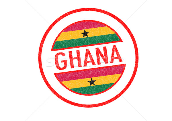 Ghana blanco vacaciones botón pasaporte Foto stock © chrisdorney