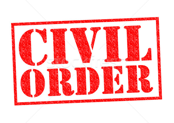CIVIL ORDER Stock photo © chrisdorney