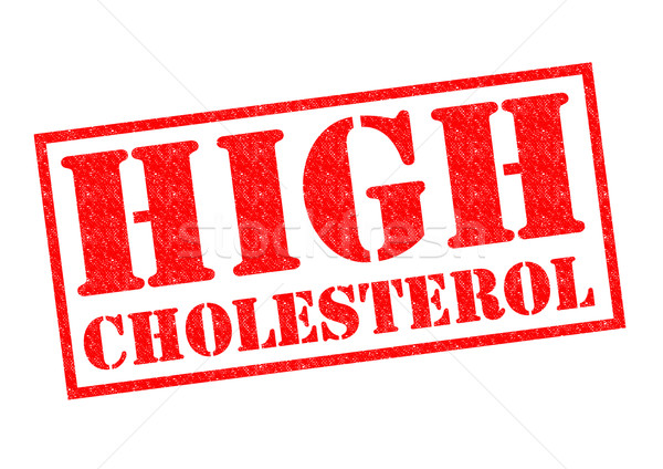 Groß Cholesterin rot weiß Essen Stock foto © chrisdorney