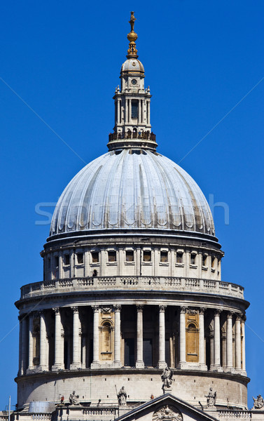 Katedry Londyn budynku streszczenie krzyż kościoła Zdjęcia stock © chrisdorney