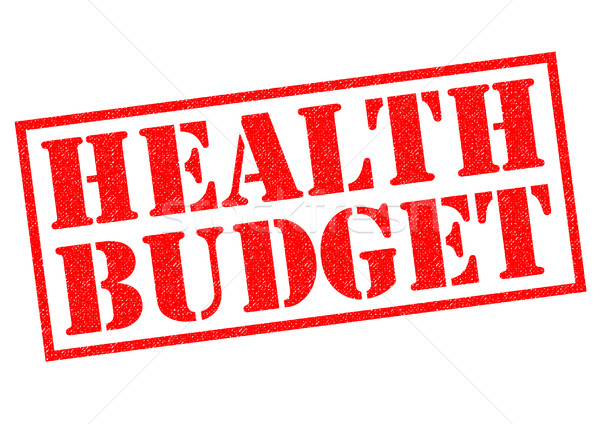 Foto stock: Saúde · orçamento · vermelho · branco · dinheiro