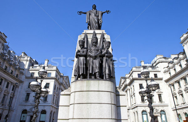 Krieg London Stadt Frieden Statue Europa Stock foto © chrisdorney