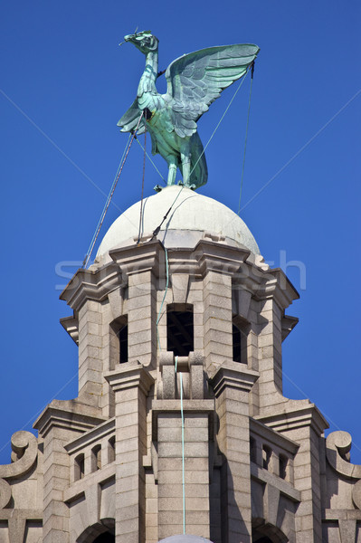 Stock photo: Liver Bird Perched on the Royal Liver Building