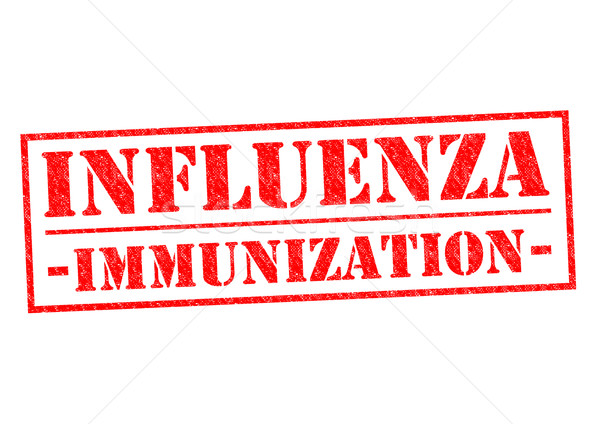 Influenza inmunización rojo blanco enfermos Foto stock © chrisdorney