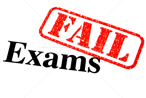 ストックフォト: 失敗した · 試験 · クローズアップ · 試験 · 紙 · オフィス