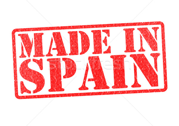 MADE IN SPAIN Rubber Stamp Stock photo © chrisdorney