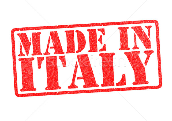 MADE IN ITALY Rubber Stamp Stock photo © chrisdorney